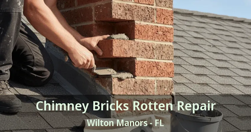 Chimney Bricks Rotten Repair Wilton Manors - FL