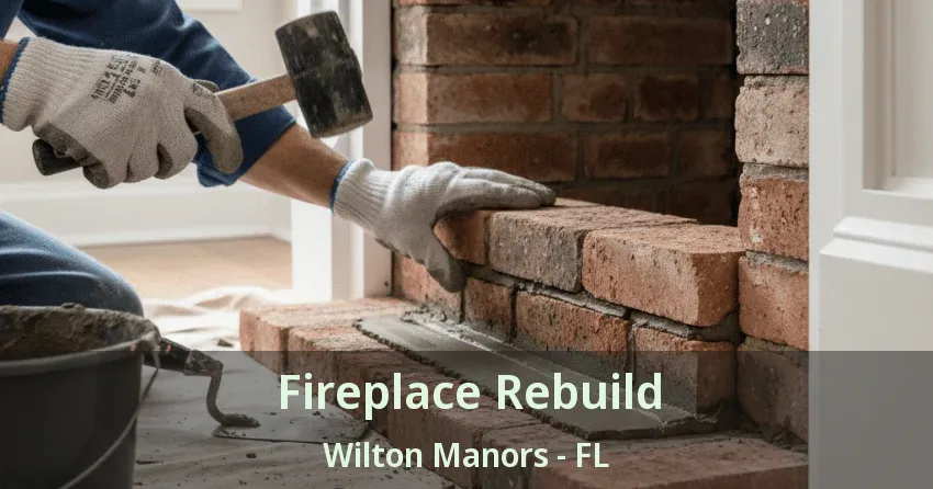 Fireplace Rebuild Wilton Manors - FL