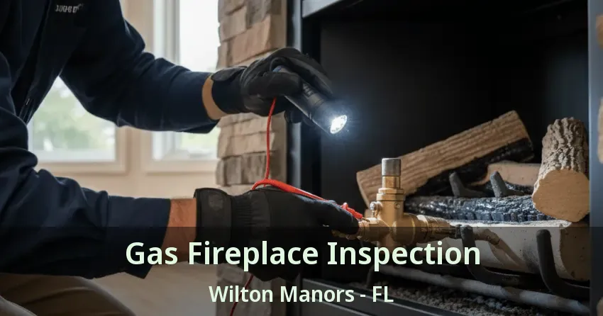 Gas Fireplace Inspection Wilton Manors - FL